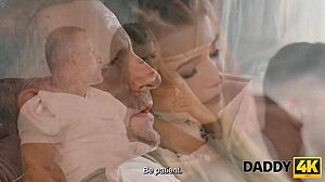 Daddy4k Blonde Sons Girlfriend Fucks Old Man Sofa