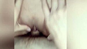 fiesta puta rides compa's cock on homemade latina threesome tape