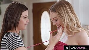 Petite Kylie Rocket Lily Larimar Passionate Lesbian Closet Sex