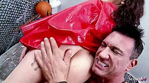 red riding hood parody: slim emo teen's tight ass vs muscled guy's fat cock?