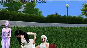 summer walker shakes big black ass outdoors bbc pounding