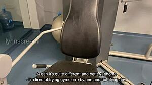 fucked gym newbie but he cheated damn cheater