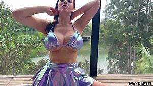 marian franco's hot tub romp shows off big ass and tits 🛁💦😈