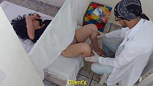 DIRTY Nurse LICKS PATIENT'S Monster COCK in Hospital Exam Room
