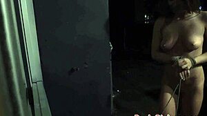 Gagged Amateur Bound and Drilled Doggystyle Outdoors