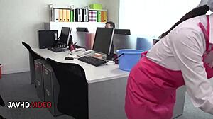 asian office lady chihiro akino gives me that hardcor blowjob creampie fantasy