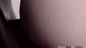 Ebony Shemale Strokes Latex-Clad Monster Cock HD!