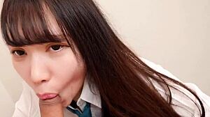 Bold Japanese Brunette Mio Ito Sucks Cock Eagerly Then Rides Lover Passionately In Stockings And Cosplay.