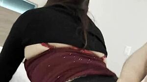 fucking my wife in her party dress right after holiday bash