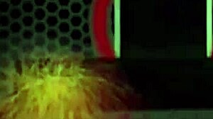 Redhead latina teases with dripping pussy and monster toy cravings