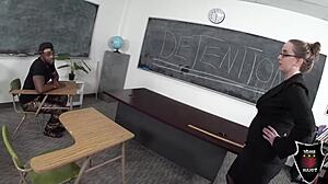 Curvy Teacher Andi Ray Pounds Pussy on BBC Bull Rome
