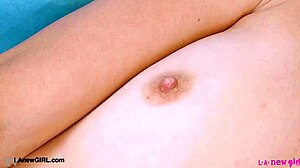 Classic Brunette Beauty Teases Petite Sexy Body in Provocative Casting Reveal