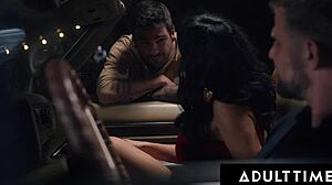 big titty slut puck gets pounded hard while cuck husband watches