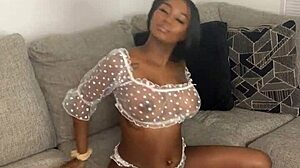 Ebony Divine Fat Ass Cosplay with Fake Tits Black Goddess!