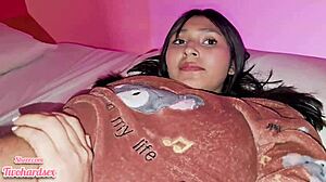 step cousin's shaved pussy creampied deep - did i really impregnate her pov?