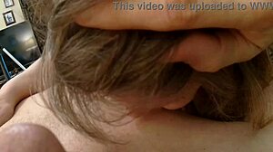 Granny Peggy Sue Deepthroats Cock for Massive Cum Swallow Facial