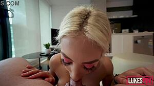 petite blonde fitness model with big tits takes pov pounding?