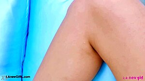 Classic Brunette Beauty Teases Petite Sexy Body in Provocative Casting Reveal