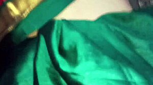 Indian Desi Bhabhi Fucks Hard in Green Saree