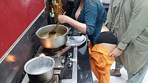 desi housewife bends for anal pounding right in her cooking kitchen?