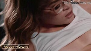 long haired babe spread eagle fucked hard in teacher's office