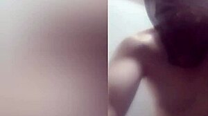 scary masked stepmom gets facefucked doggystyle then creamed on huge tits