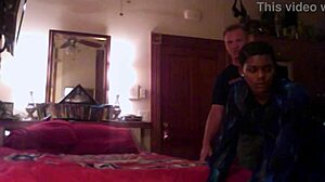 blue rides cowgirl then bends for hardcore ebony candid cam sex