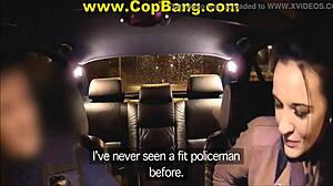fake cop tricks teen into car outdoor public fuck reality