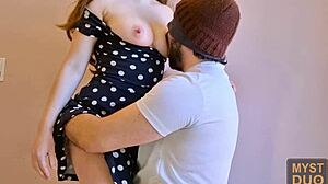 Hey, those perfect neighbor tits taste amazing when I suck them!