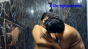 stepsis drags me shower sees cock squirts hard fucking