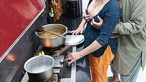 desi housewife bends for anal pounding right in her cooking kitchen?