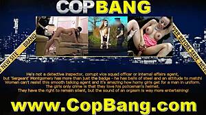 fake cop tricks teen into car outdoor public fuck reality