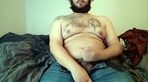 Chubby dude strokes fat monster cock better angled!