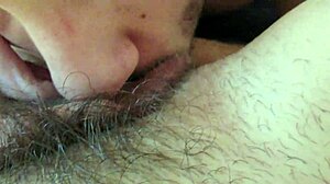 Watch hairy girlfriend's huge clit sucked licked till massive squirting cum closeup