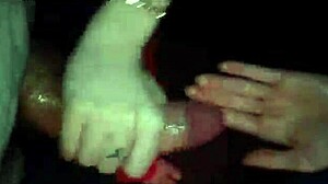 College cutie gives oiled handjob with perky nipples happy ending