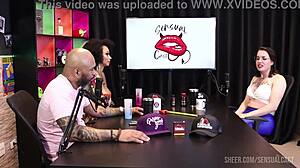 melissa leal's sensualcast transsexual sheer red compilation heats up