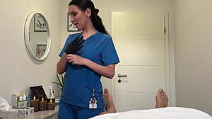 patient caught stroking during nurse's oily massage