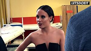 lexi layo tempts foreign cock in horny hostel after cheating bf