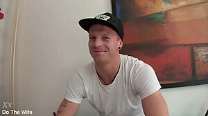 Slutty Blonde Barra Brass Rides Black Cock for Anal Creampie Cuckold View