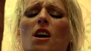 Blonde Babe's MMF Threesome: Double Penetration, Creampie, And Cum On Ass Bliss