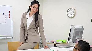 japanese mature office lady sucks swallows old cock uncensored