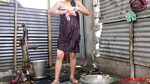 what if your village wife gets outdoor anal fucked by husband's friend on ranch?