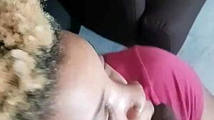 shhhhh silent ebony princess deepthroats black cock pov sloppy