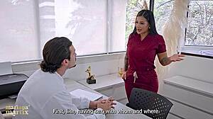 mariana fired after boss secretary threesome office anatomy episode vi