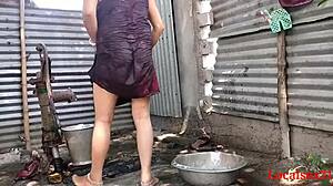 what if your village wife gets outdoor anal fucked by husband's friend on ranch?