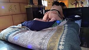 Mom Catches Stepson Jerking to Porn and Fucks Him Wild!