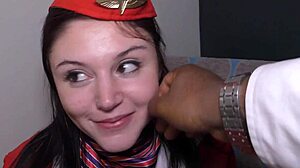 Lexi Lush Delivers British Amateur Monster BBC Blowjob in Uniform