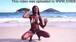 19-year-old ebony princess jenny pretinha daped publicly anal monster cock