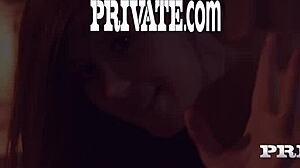 mia de vil's shaved pussy licked ridden satisfied cum on ass