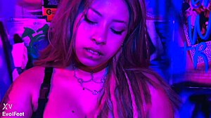paola gets so emotional sucking her own toes it drives her wild